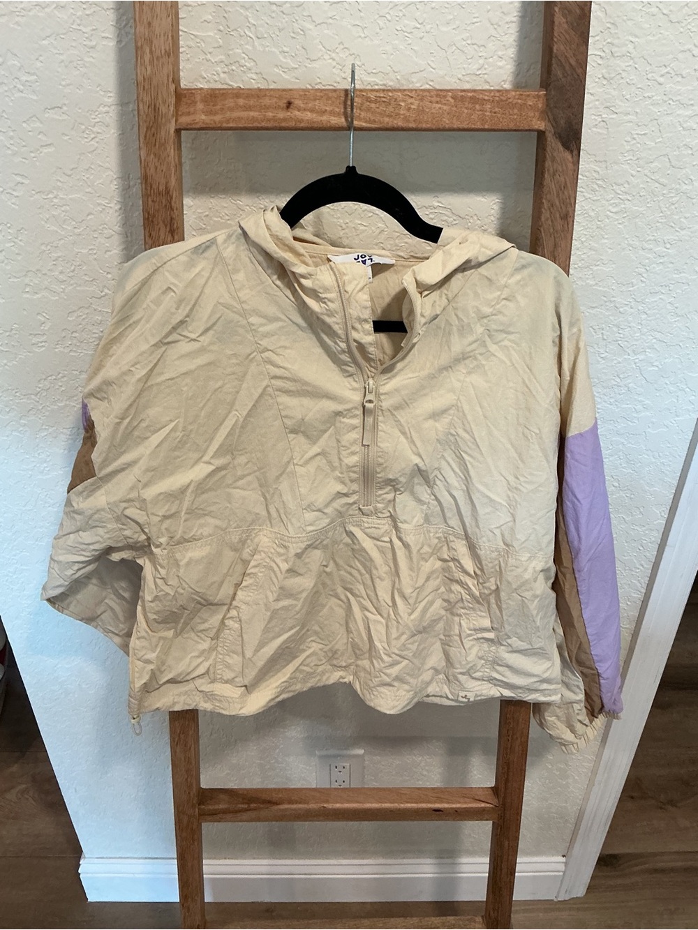Women's Pullover Windbreaker - JoyLab Ivory - Picture 2 of 3